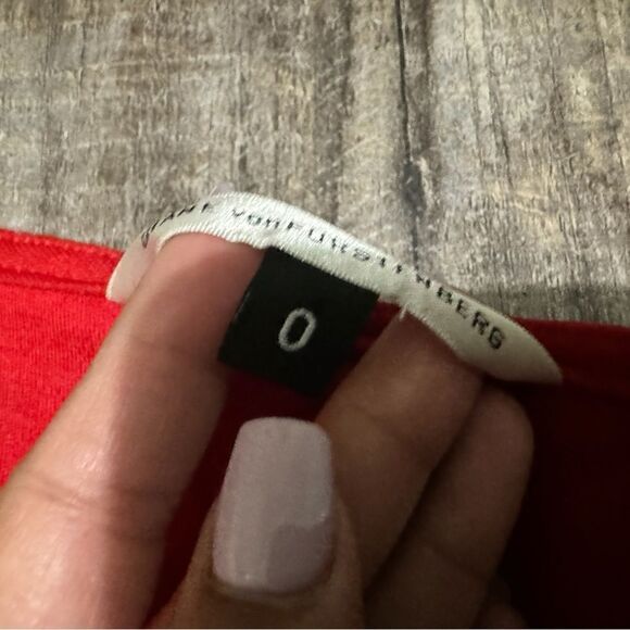 Diane von furstenberg red dress #17 - Picture 3 of 4